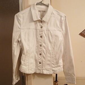 Ami Classic White Denim Jean Jacket. Sz.S